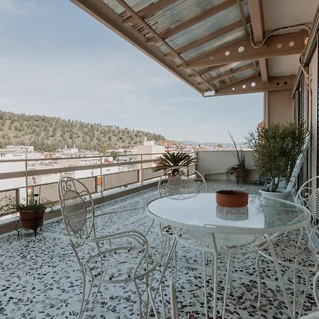 Altana Vista Argolis - Panoramic Castle View Apartment